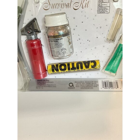 Amscan Avant Garde Honeymoon Survival Kit Bridal Shower Party Novelty - Picture 3 of 7